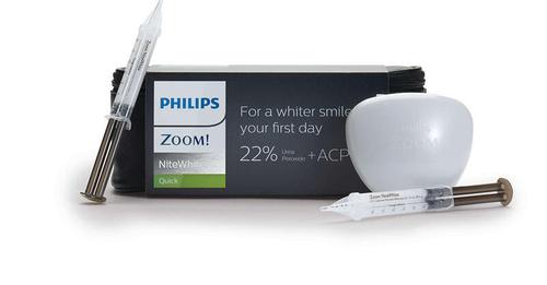 Upper and Lower Custom Made Trays with 22% NITE WHITE by Philips Zoom